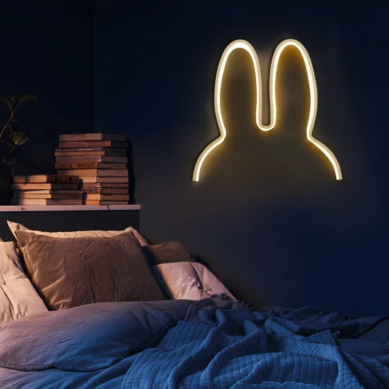 LED Rabbit Wall Lights