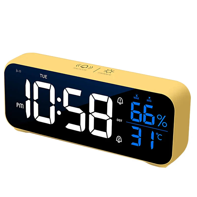 VibeClock – Horloge de bureau musicale avec fonction d'alarme