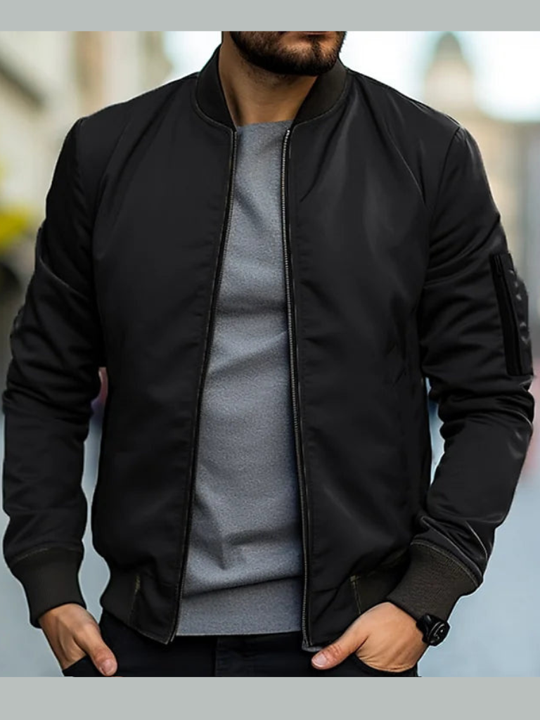 Veste bomber vintage élégante pour homme