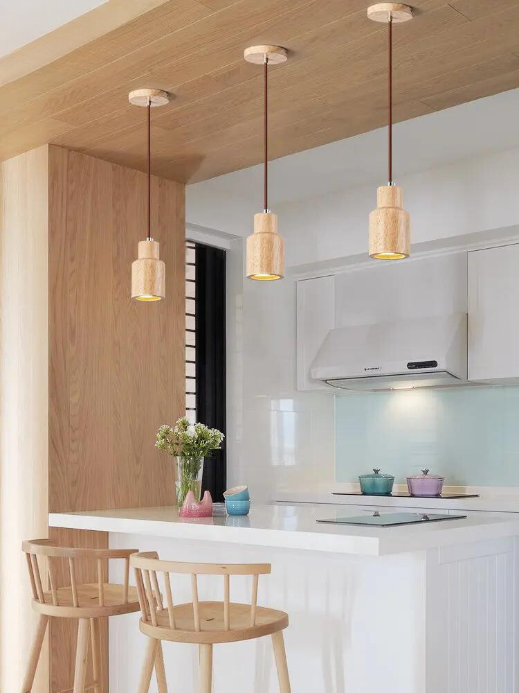 NordicGlow - Scandinavian Wooden Pendant Lamp