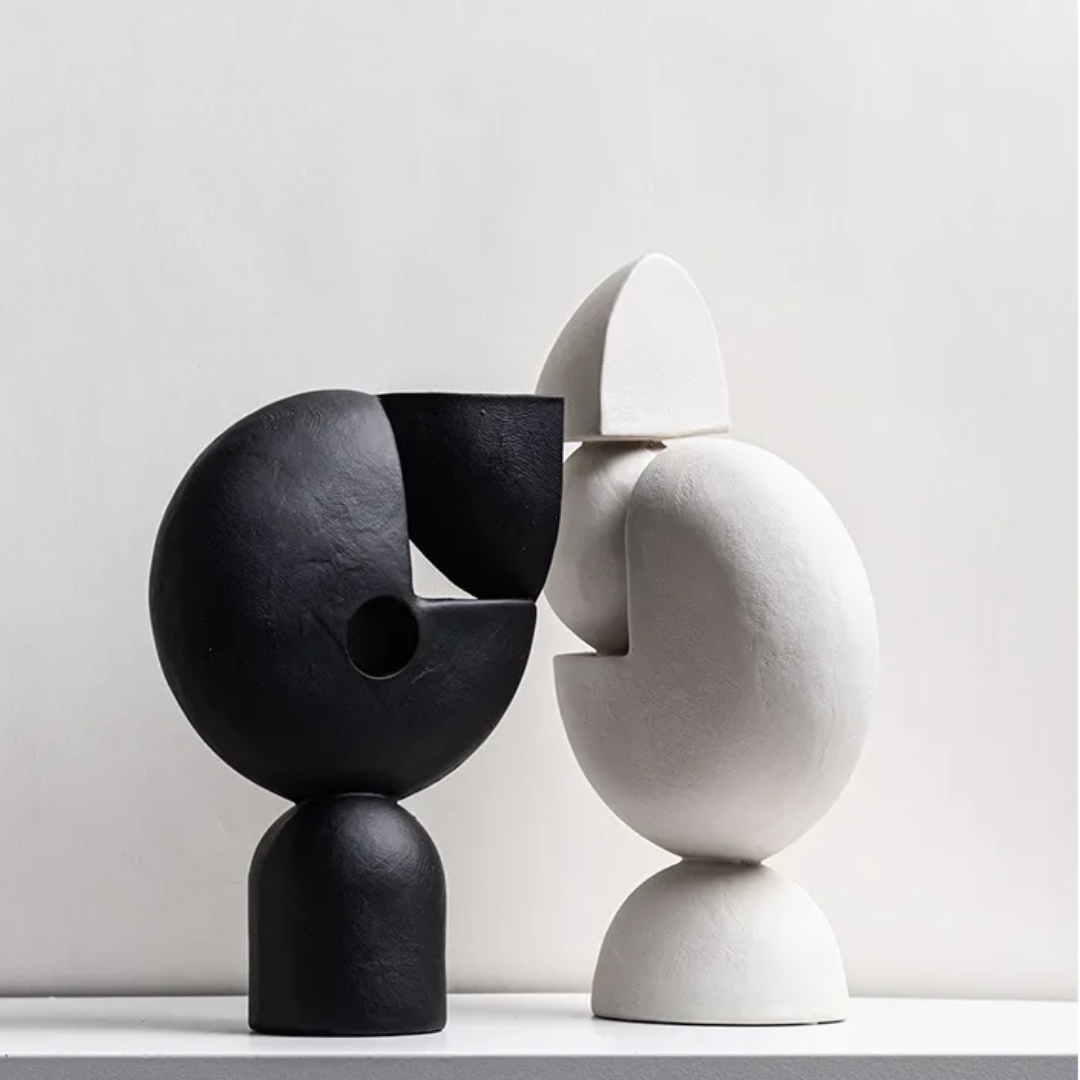 Nordic Geometric Decorative Sculpture