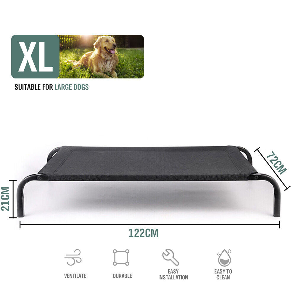 Letto per cani con trampolino rialzato per carichi pesanti - Comfort extra large