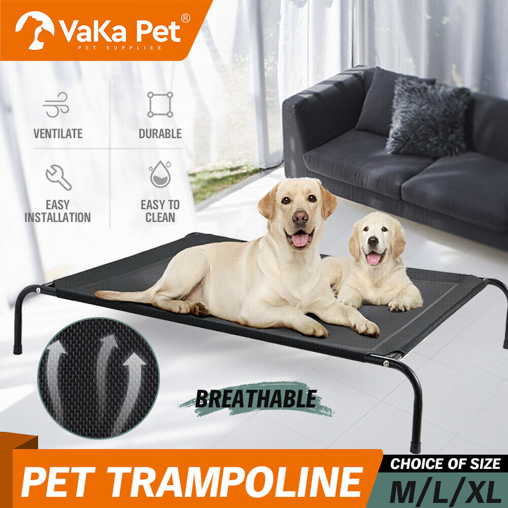 Lit pour chien trampoline surélevé robuste - Confort extra large