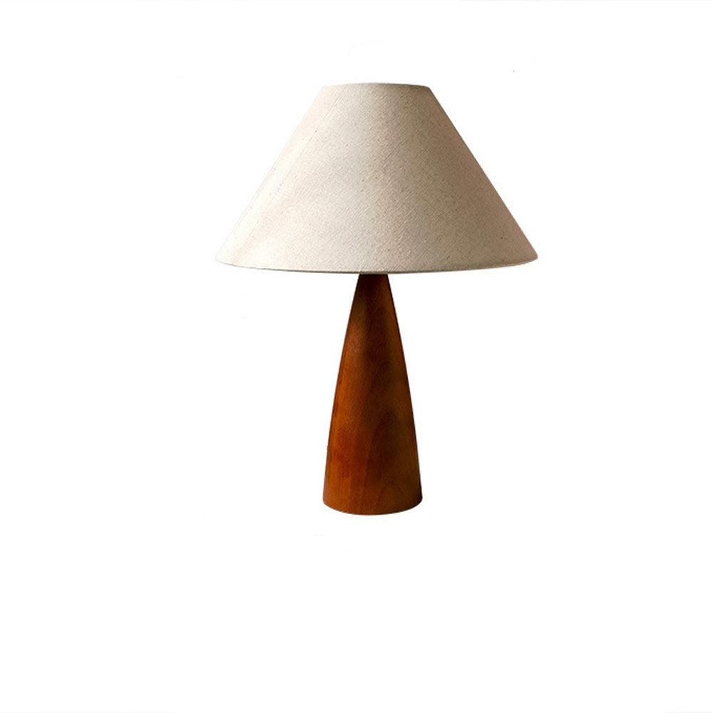 HeritageLight - Lampe de table en bois massif, inspirée du style du siècle dernier