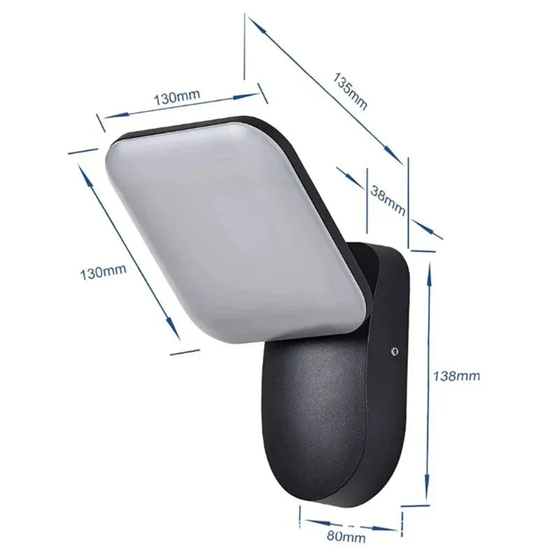 Motionsafe - Lámpara de exterior con sensor de movimiento