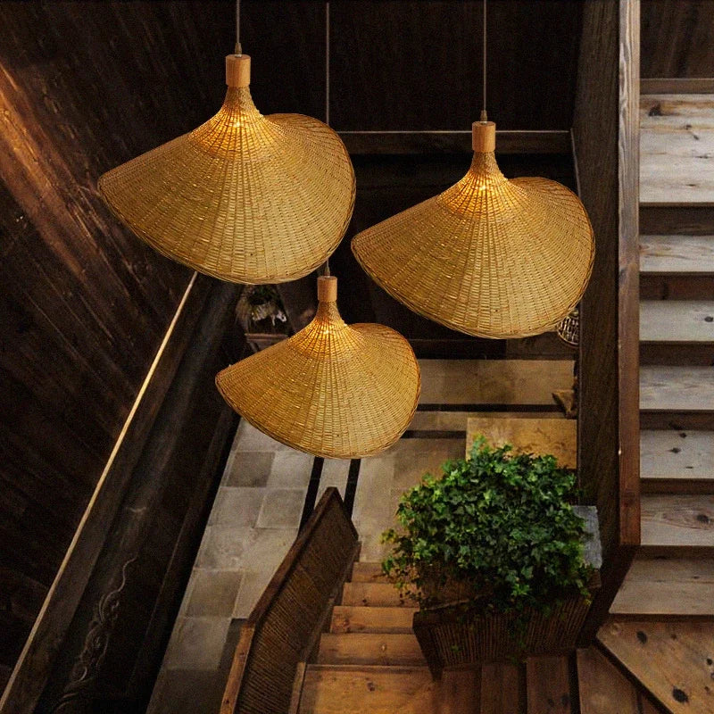 BambooHaven - Bamboo Wicker Pendant Lamp