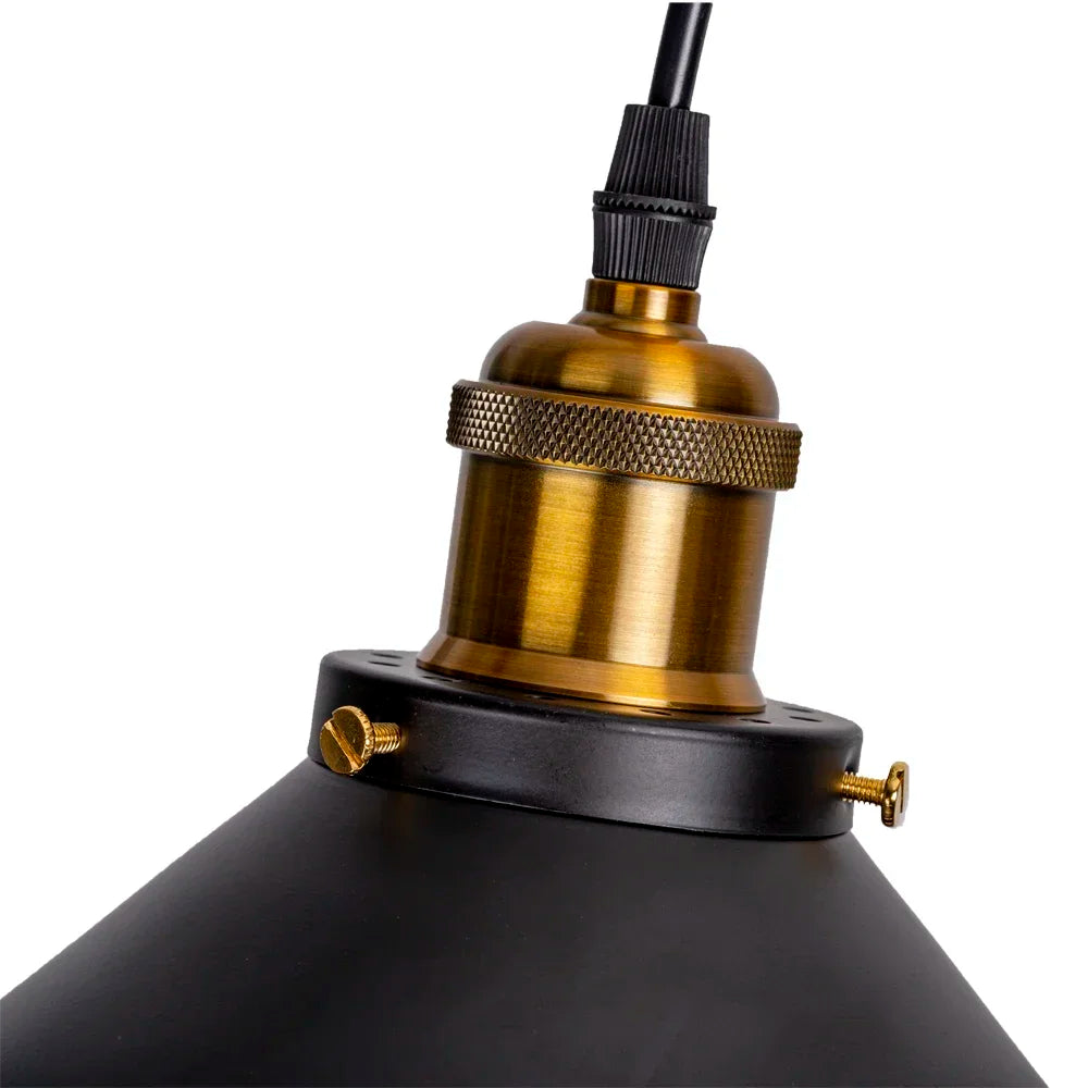 TimelessCraft - Retro Metal and glass Pendant Light