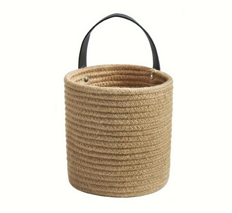 Woven Cotton Rope Hanging Basket | 2pc Set