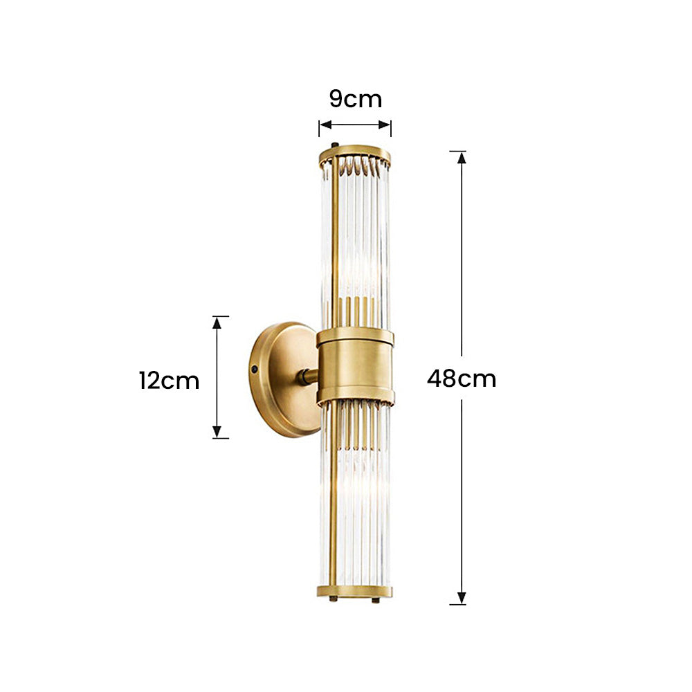 Klassieke luxe gouden badkamer wandlampen