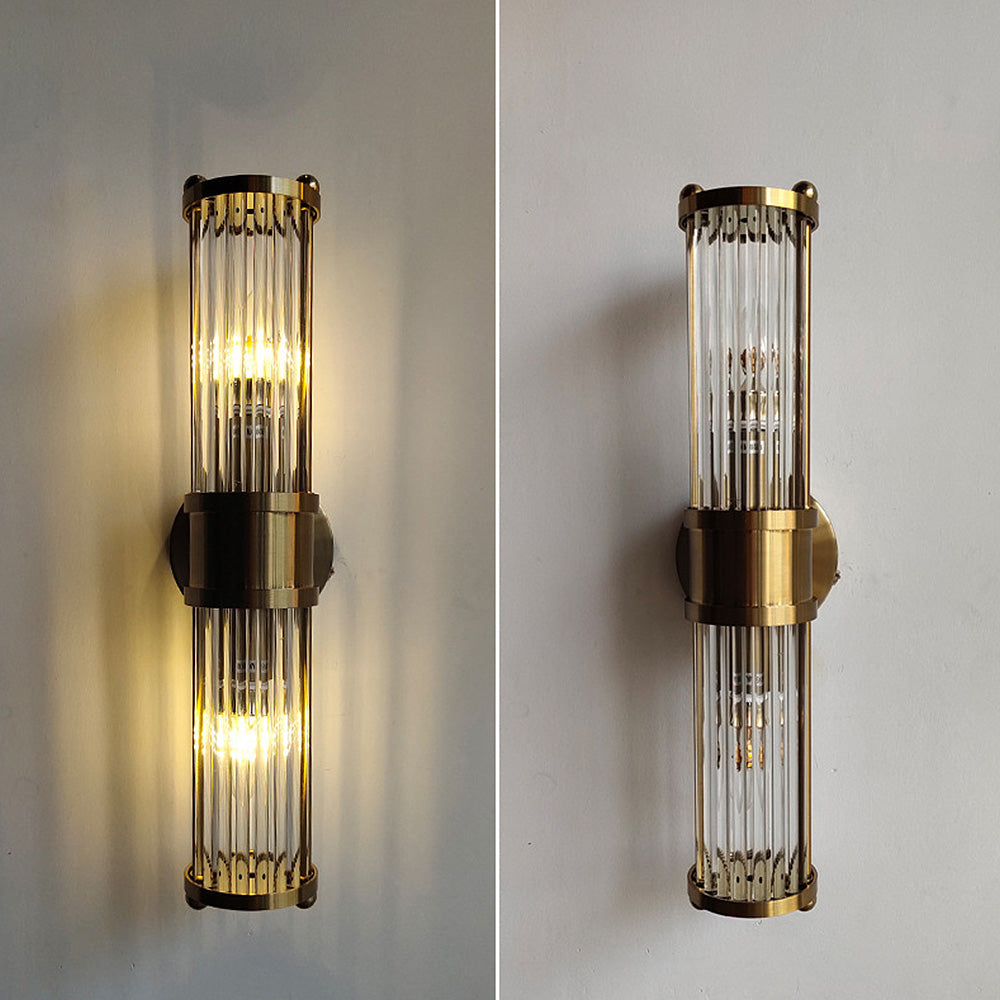 Lampade da parete classiche di lusso in oro per il bagno