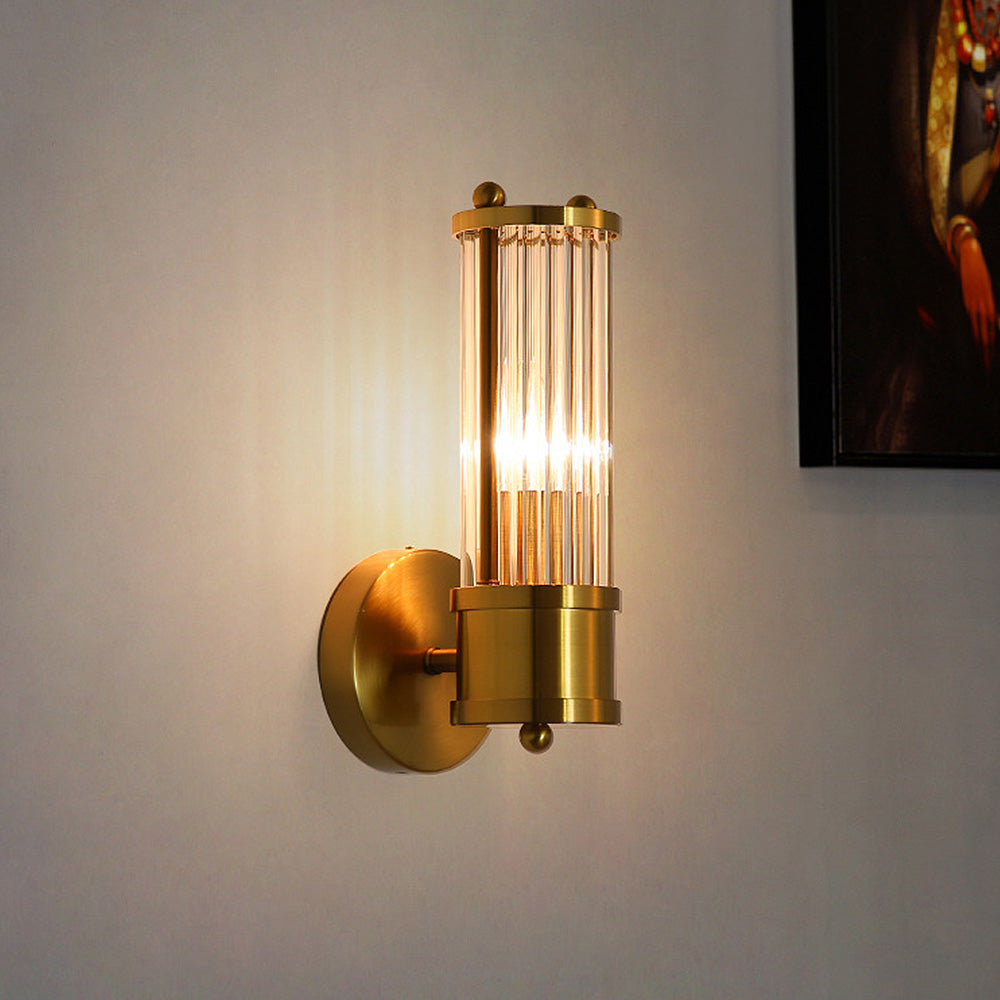 Lampade da parete classiche di lusso in oro per il bagno