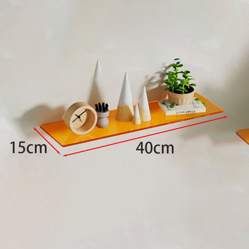 Gekleurde acrylaat wandplanken voor opslag