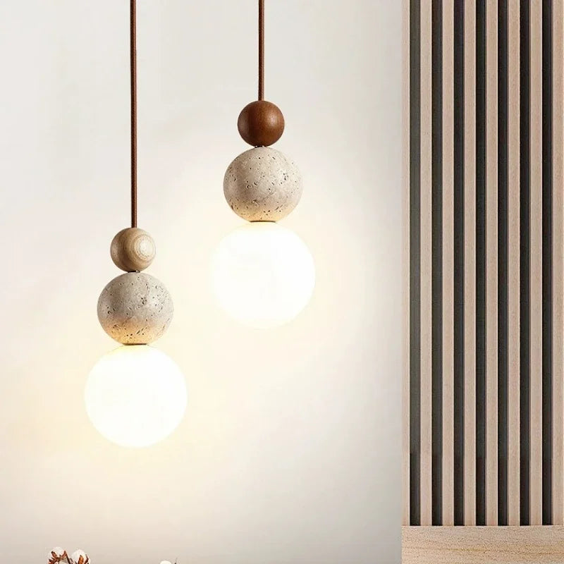 Wabi-Sabi stenen hanglamp