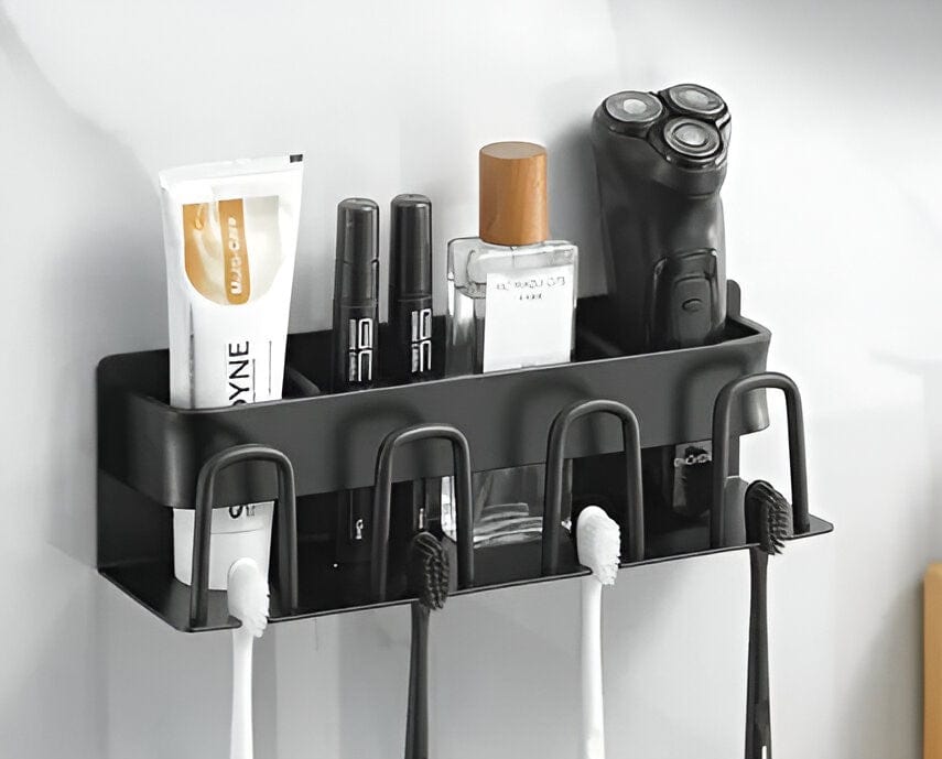 Wall Mounted Toothbrush Holder Rack