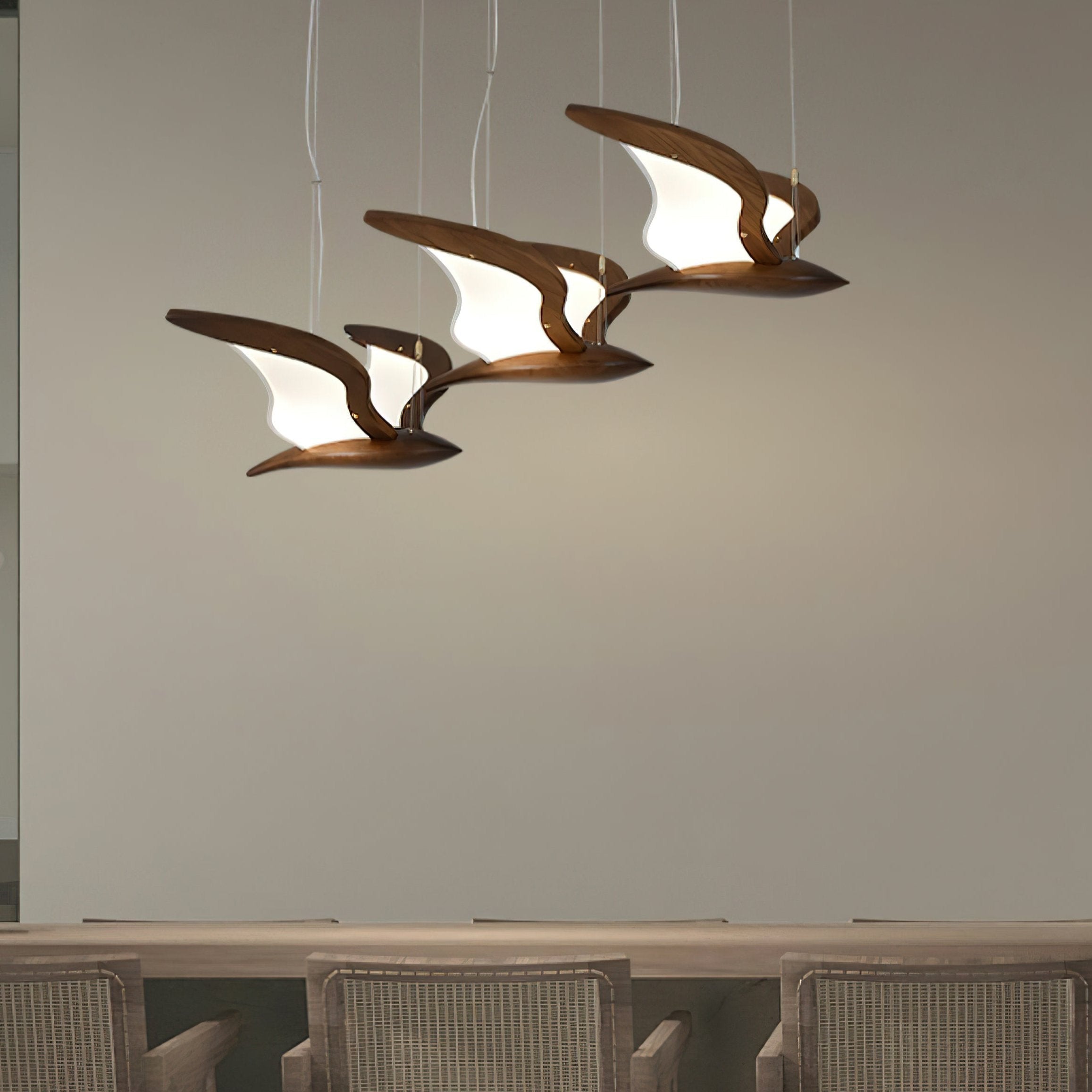 Moscerino - Elegante lampadario in vetro