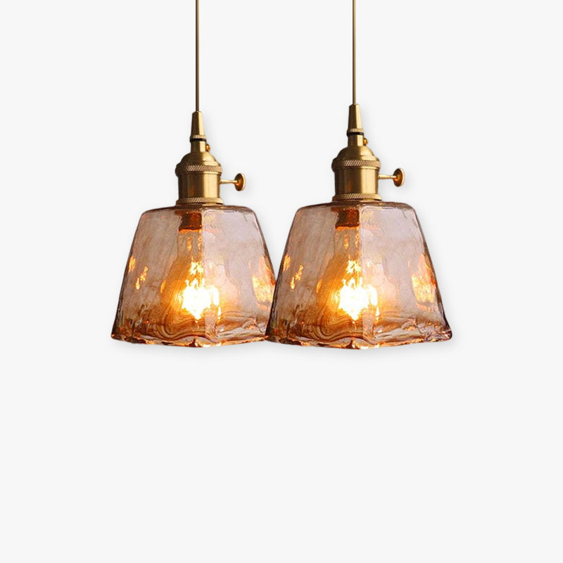 Vintagea - LED Retro Pendellampa i guldmetall