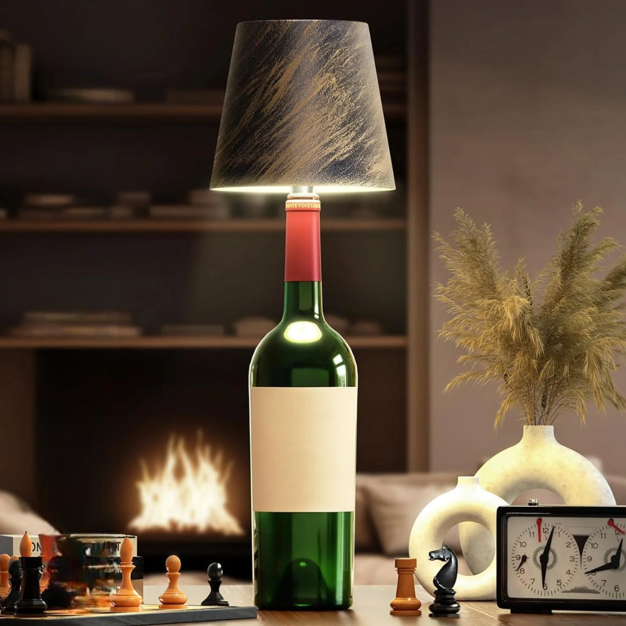 Verlichting fles Lamp