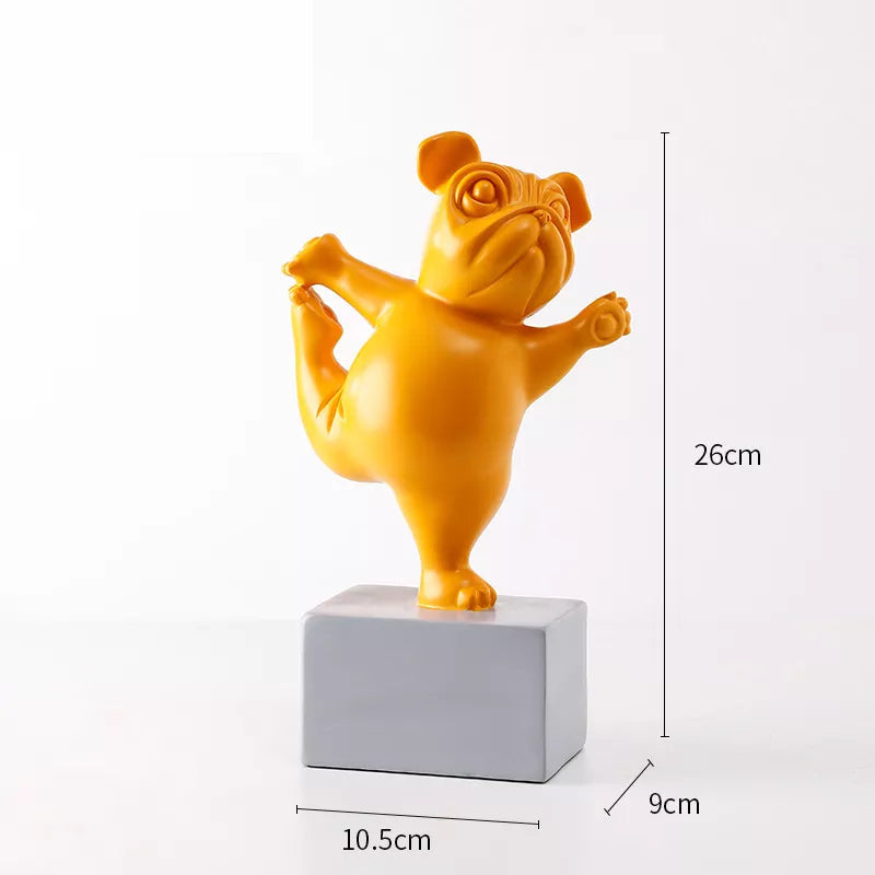 Yoga-Hund-Statuette