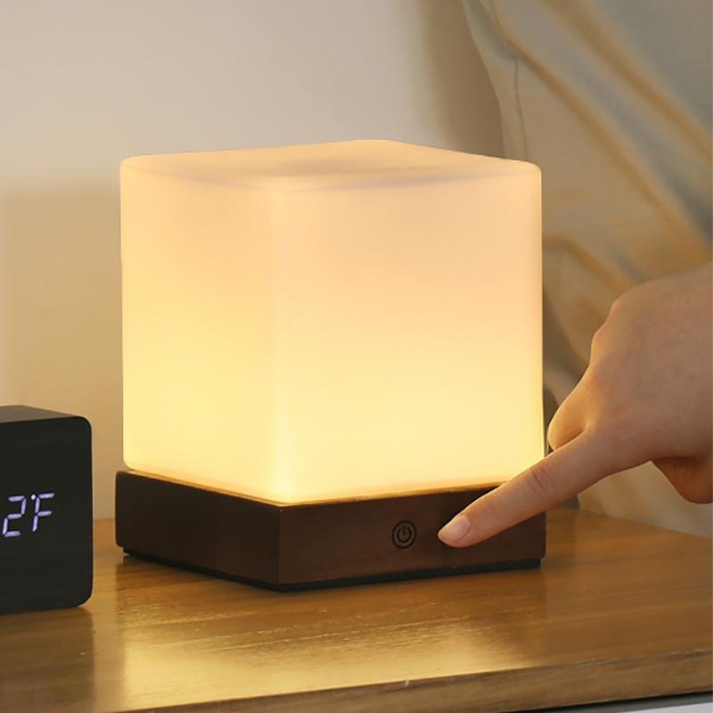 GloedCube – kabellose LED-Tischlampe, batteriebetrieben für Nordic Mini-Schreibtischbeleuchtung