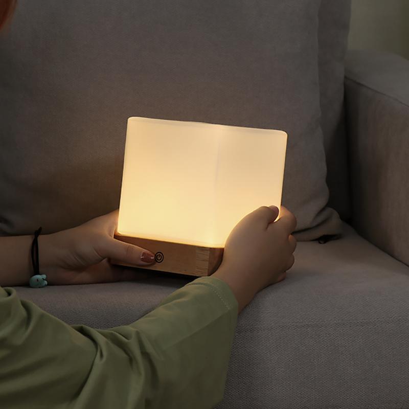 GloedCube – kabellose LED-Tischlampe, batteriebetrieben für Nordic Mini-Schreibtischbeleuchtung