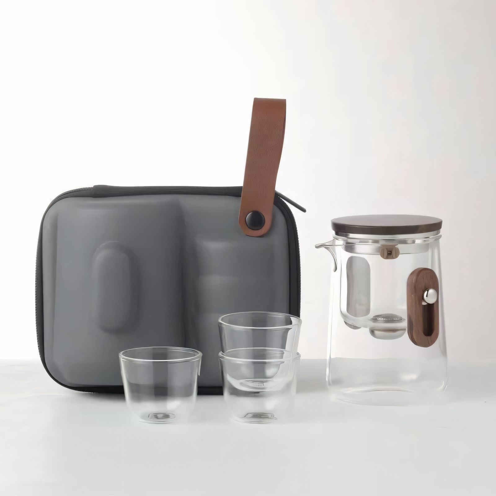 ZenVoyage Travel Glass Tea Set