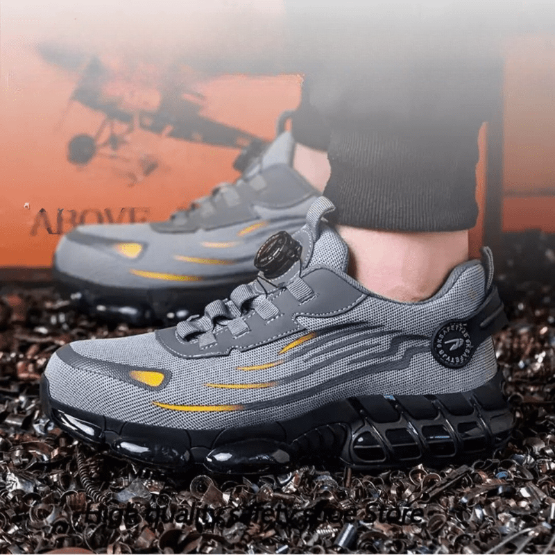 Henner Z90 Chaussures de sécurité ultra légères et résistantes avec boucle rotative à embout en acier