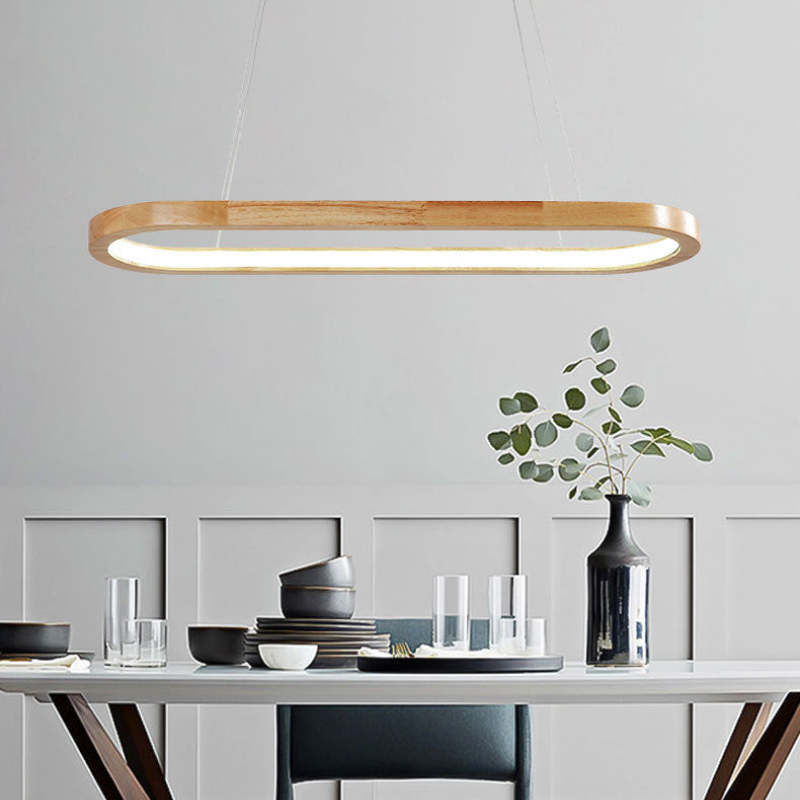 OzawaStyle - Moderne hengende lampe laget av metall og tre