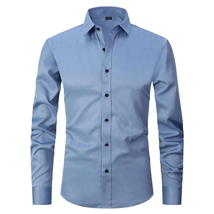 Teddy Stretch Anti-Wrinkle Shirt: una camisa que casi se pone sola