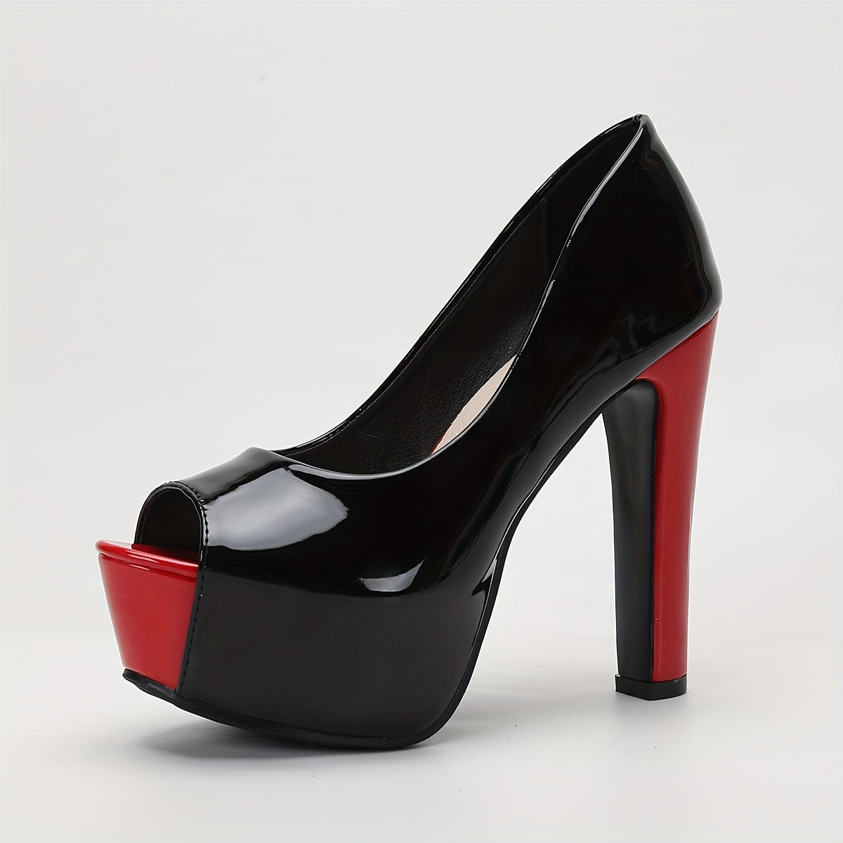 Midnight Black & Red Heels