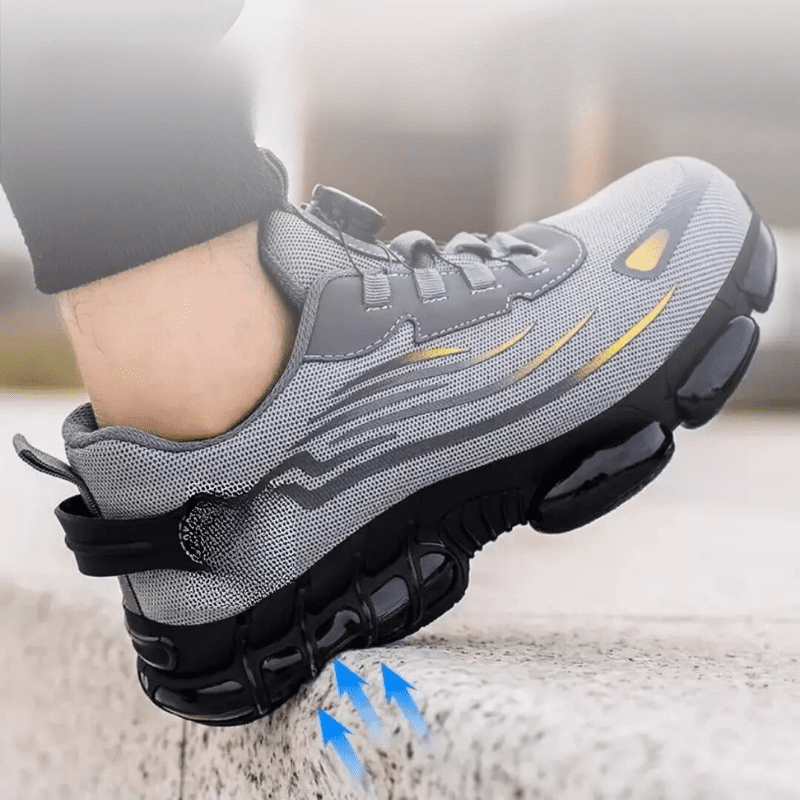 Henner Z90 Chaussures de sécurité ultra légères et résistantes avec boucle rotative à embout en acier