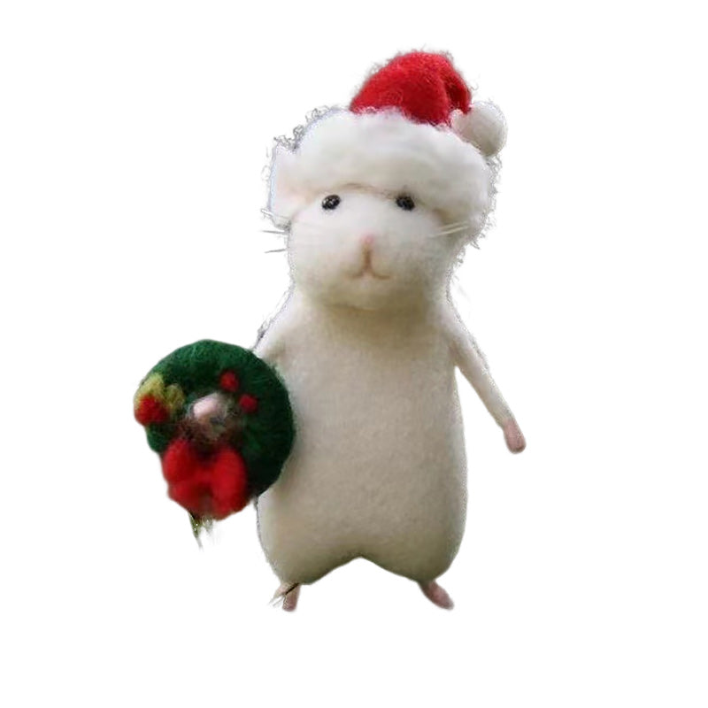 Viltmuis en pompoenornament