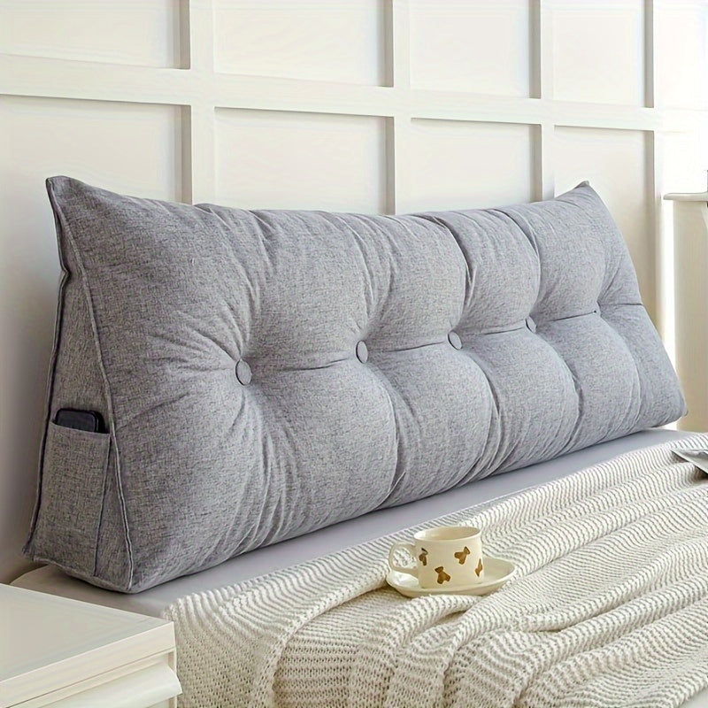 LuxeTriangle - Coussin Triangle en Lin Confortable