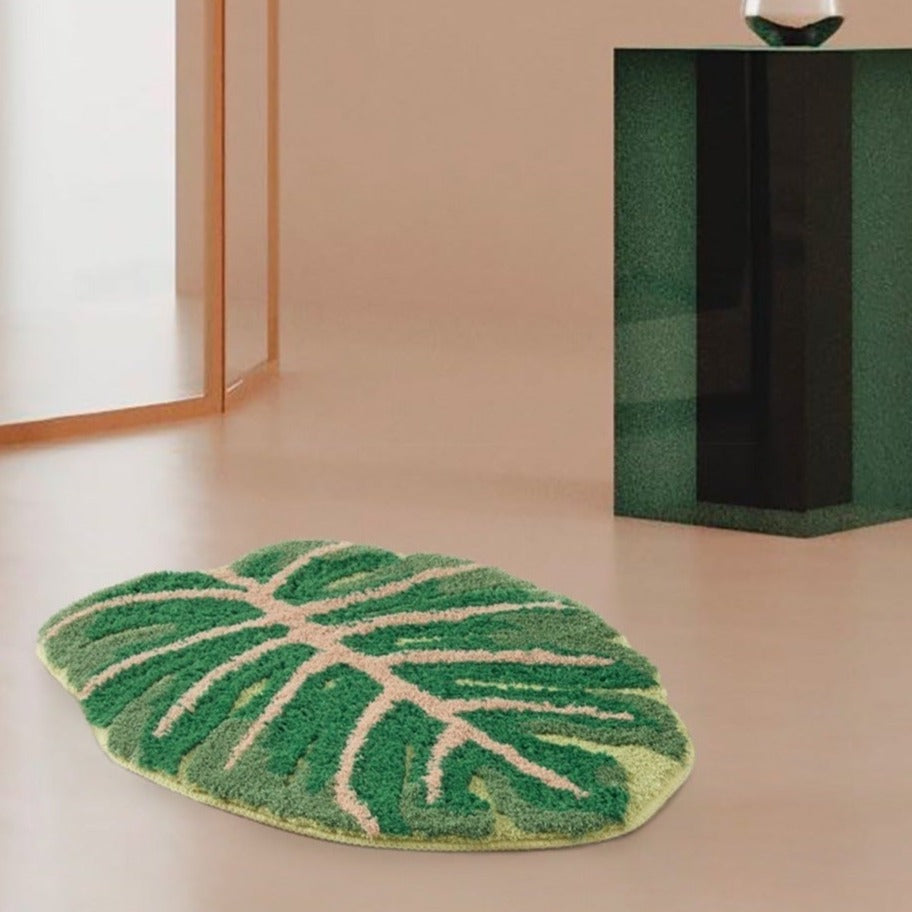 Banana and Monstera Mat