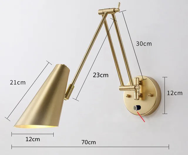 ÉtudeLum - Dimbar LED-vägglampa för kontor eller sovrum