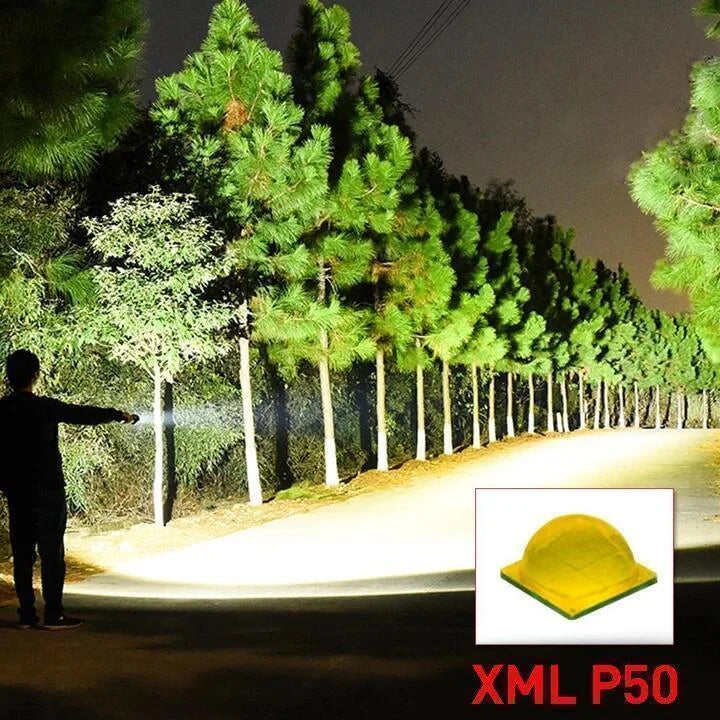 90000 Lumenin Xhp50.2 Tehokkain Taskulamppu