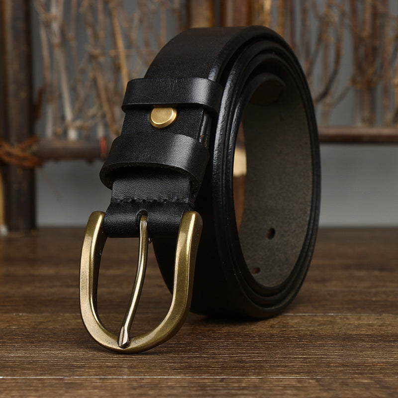 Ceinture en cuir classique pour homme premium