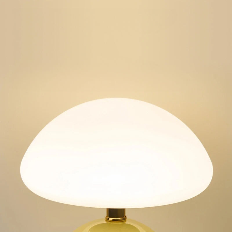 Cremet glød | Moderne sengelampe | bordlampe