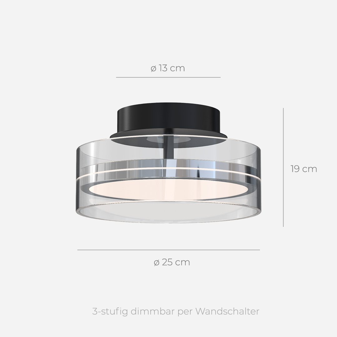 Brighta - Plafonnier LED moderne et lumineux