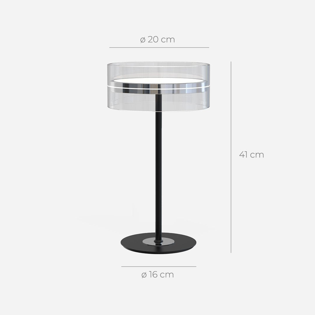 Nova - Modern vägglampa i glas