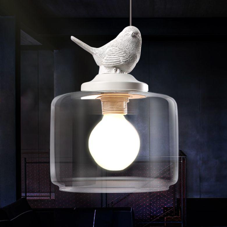 Lampe suspendue oiseau