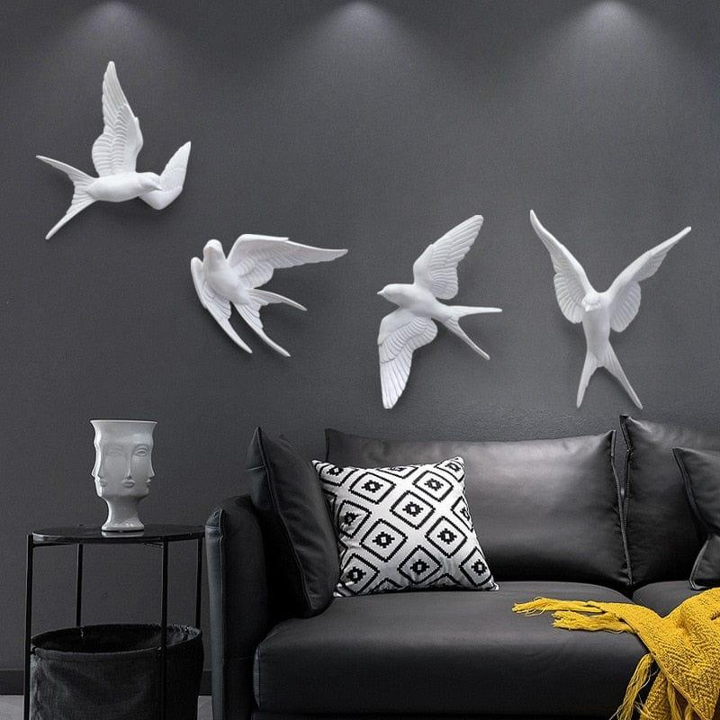 Décoration murale en forme d'œil d'oiseau