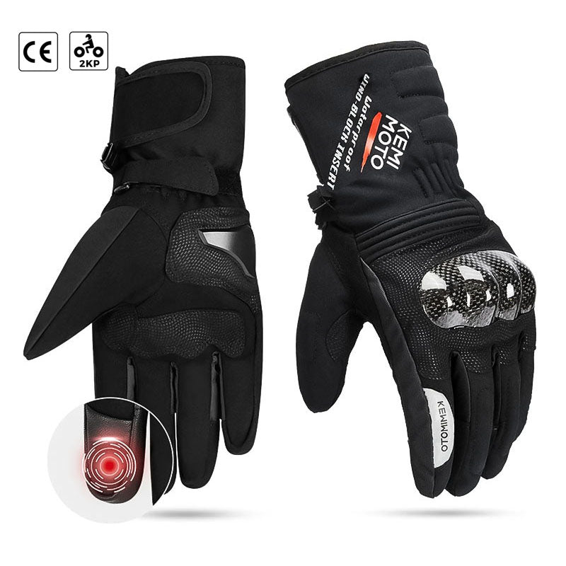 Wasserdichte Winter-Motorradhandschuhe | CE- und 2KP-Zulassung