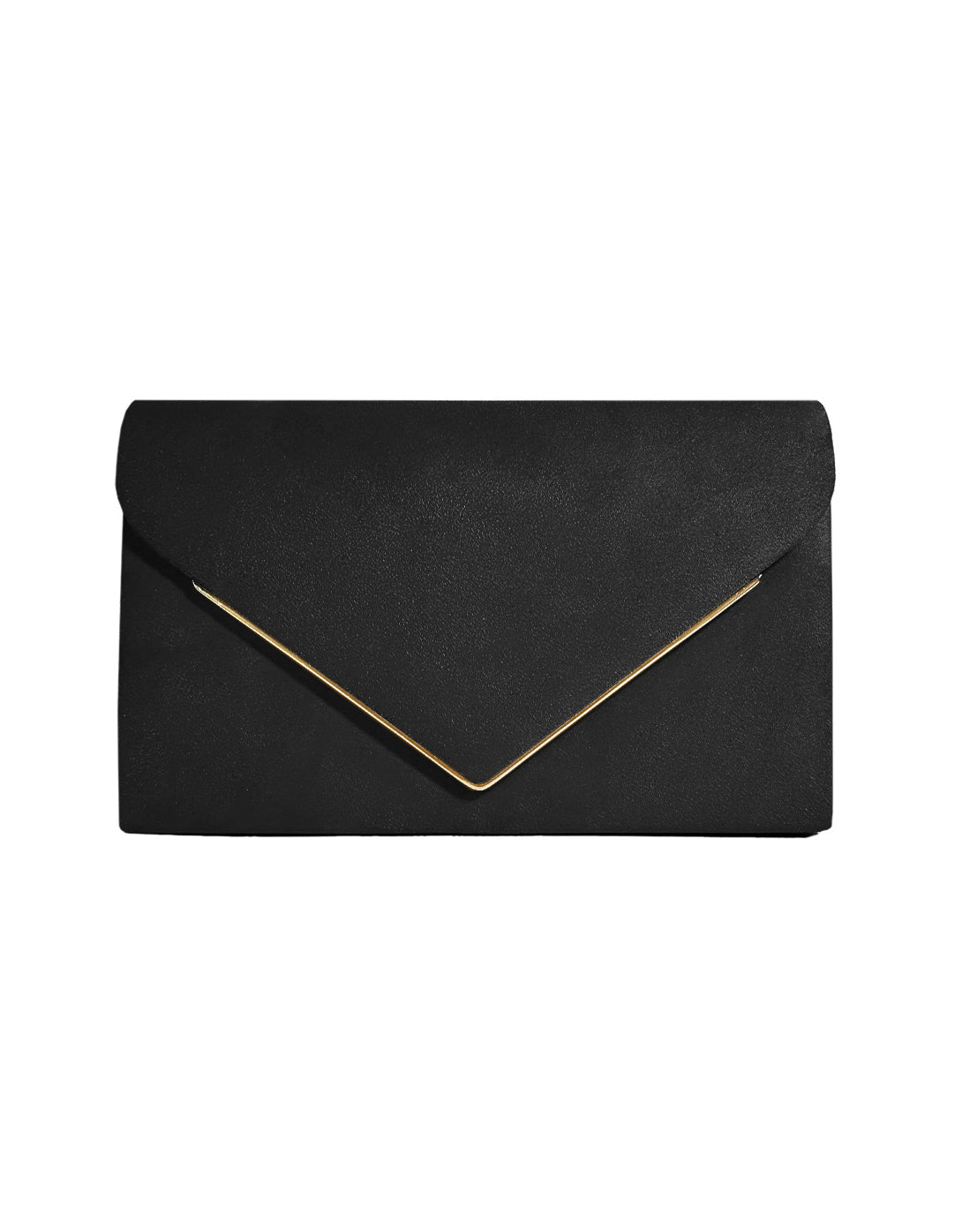 Segreto Suede-style Velvet Envelope Clutch Bag