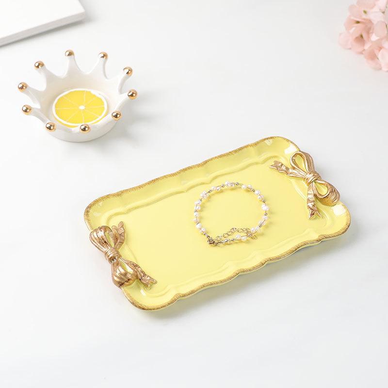 Bowknot Resin Serving Tray