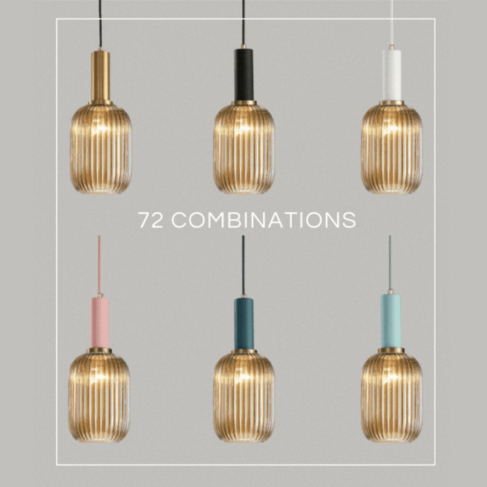 Nordic Fluted Glass Pendant Lights