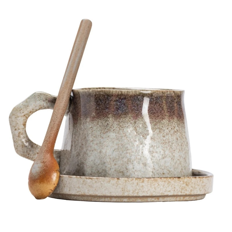 Set di tazze in ceramica vintage Leah