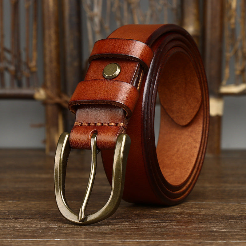 Ceinture en cuir classique pour homme premium