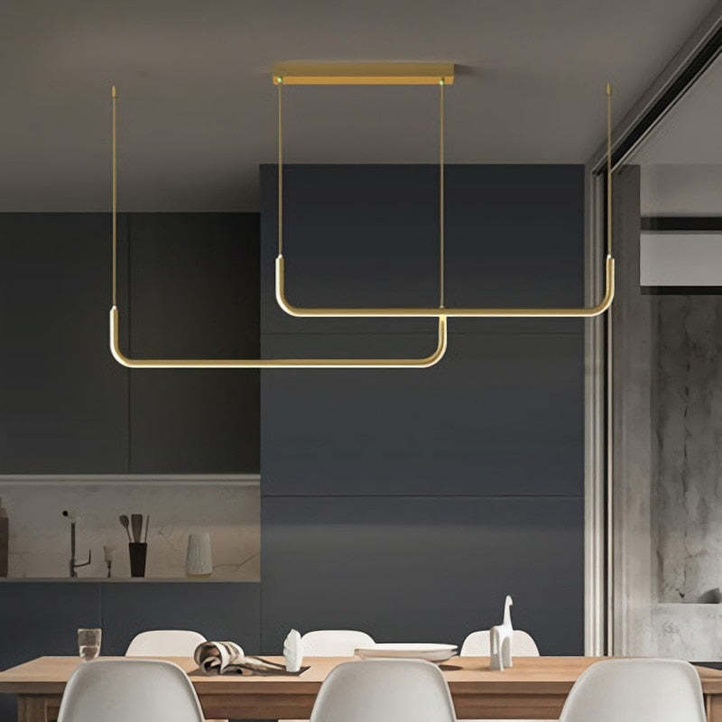 Edge - Modern LED Pendellampa i metall och silikon