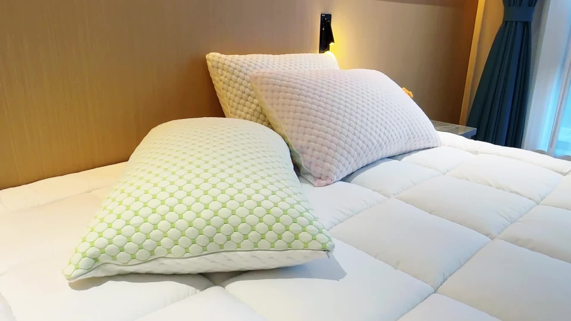 ChillPillow - Oreiller rafraîchissant en mousse à mémoire de forme avec housse en bambou lavable