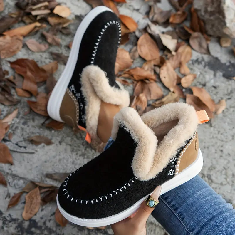 Cozy Fleece-Lined Ankle Boots